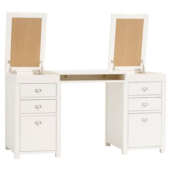 Customize-It Project Storage Pedestal Desk | PBteen