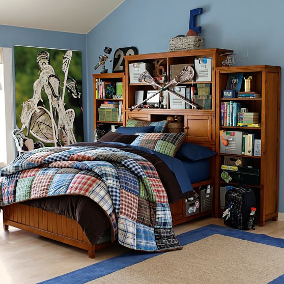 Patch Plaid Quilt + Sham | PBteen