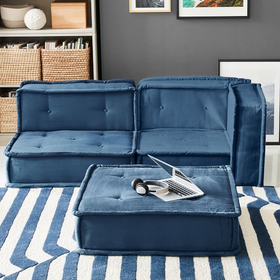 Cushy Lounge Sectional Sofa Teen Sofa Pottery Barn Teen