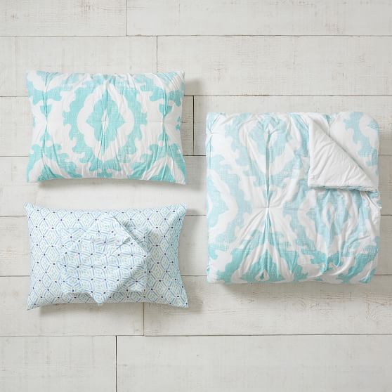 Kelly Slater Ikat Shells Quilt Bundle | Bedding Sets | Pottery Barn Teen