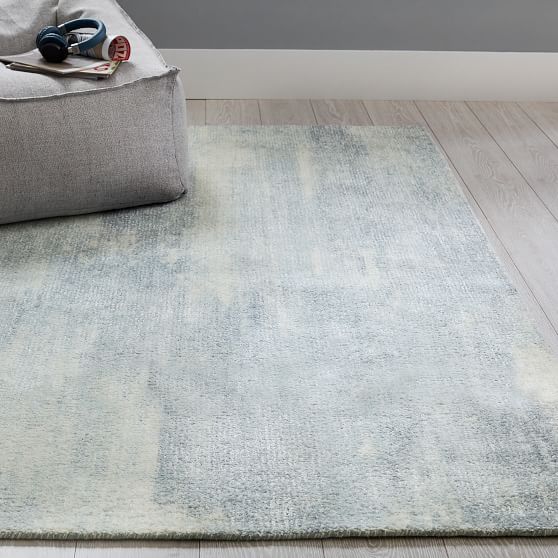 Painterly Tufted Wool Rug Teen Rug Pottery Barn Teen