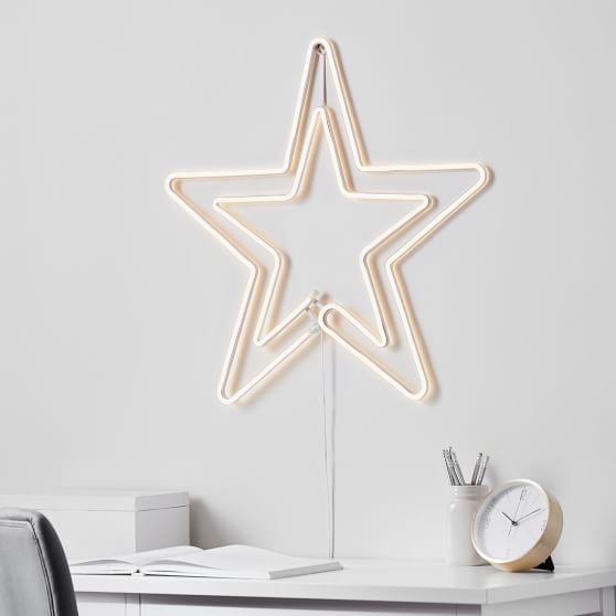 Led Star Wall Light Sale Pottery Barn Teen