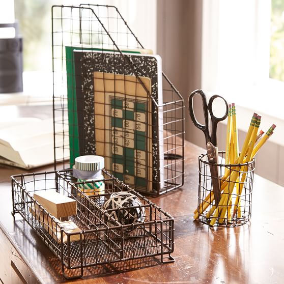 Wire Desk Accessories Sale Pottery Barn Teen