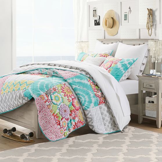 Sunset Beach Girls Quilt Sham Pottery Barn Teen