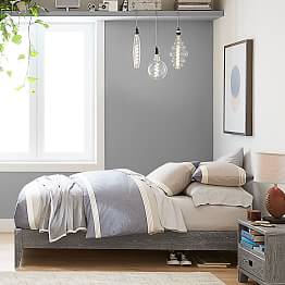 Platform Bed With Desk Attached Pottery Barn Teen